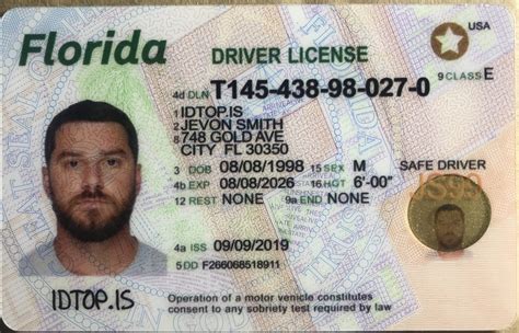 (5) (a) It is unlawful for any person to use a false or fictitious name in any application for a drivers license or identification card or knowingly to make a false statement, knowingly conceal a material fact, or otherwise commit a fraud in any such application. . Fake drivers license florida